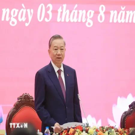 Tổng Bí thư, Chủ tịch Trung Quốc chúc mừng Tổng Bí thư, Chủ tịch nước Tô Lâm