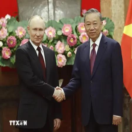 Tổng thống Nga Putin chúc mừng Tổng Bí thư, Chủ tịch nước Tô Lâm