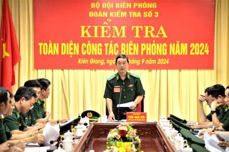 BĐBP Kiên Giang hoàn thành tốt nhiệm vụ quản lý, bảo vệ biên giới năm 2024