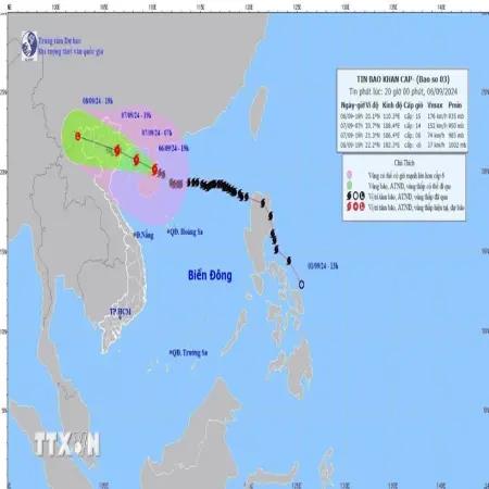 Nhận định mới nhất: Bão số 3 vẫn đang ở cấp siêu bão, có nơi sẽ mưa trên 500mm