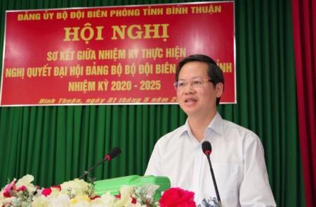 Đảng bộ BĐBP tỉnh Bình Thuận: Sơ kết thực hiện Nghị quyết đại hội Đảng bộ BĐBP tỉnh giữa nhiệm kỳ