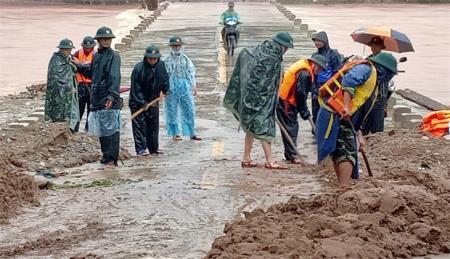 BĐBP là lực lượng quan trọng trong công tác ứng phó với thiên tai