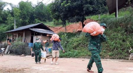BĐBP Thanh Hóa tăng cường lực lượng khắc phục sạt lở do mưa lớn