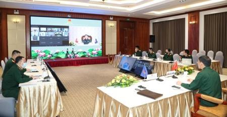 Hội nghị trực tuyến Nhóm làm việc Quan chức Quốc phòng cấp cao ASEAN