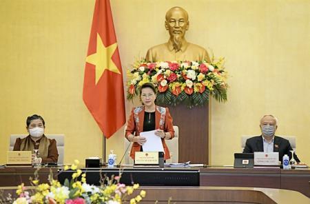 Ủy ban Thường vụ Quốc hội xem xét, cho ý kiến báo cáo công tác nhiệm kỳ của Chính phủ