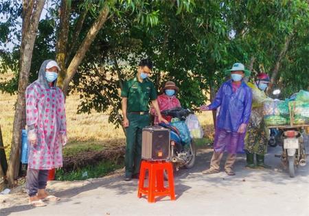 Phòng, chống dịch trên biên giới Mỹ Quý Tây