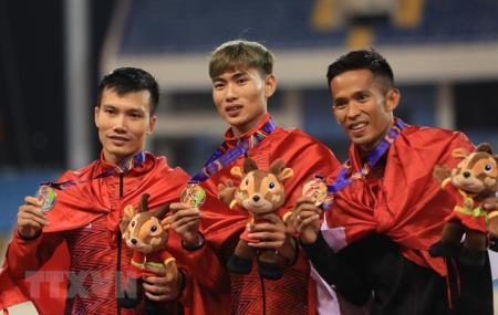 Vận động viên BĐBP giành Huy chương Bạc SEA Games 31
