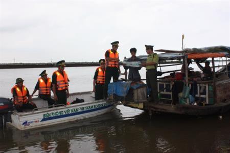 Đảm bảo an ninh trật tự trên vùng biển vào mùa khai thác dắt