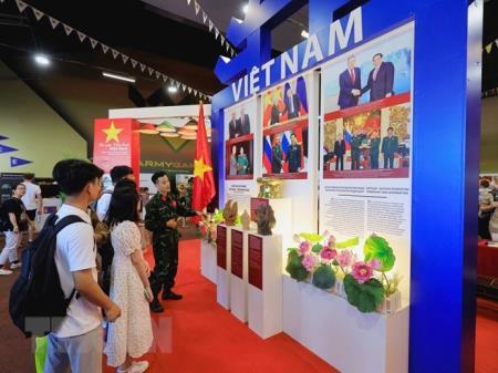 Bạn bè quốc tế ấn tượng với văn hóa Việt Nam tại Army Games 2022