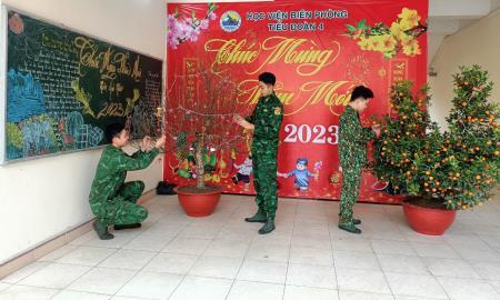 Tiểu đoàn 4, vui Xuân mới - Sẵn sàng chiến đấu cao