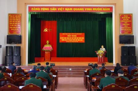 Sơ kết thực hiện quy chế phối hợp giữa Đảng ủy BĐBP Cao Bằng với Huyện ủy các huyện biên giới