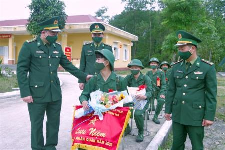 BĐBP tỉnh Thừa Thiên Huế tiếp nhận 100 chiến sĩ mới