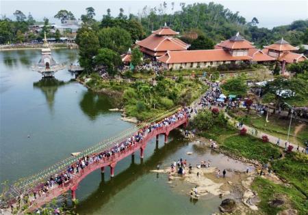 Du lịch An Giang dẫn đầu vùng Đồng bằng sông Cửu Long dịp Tết Nguyên đán