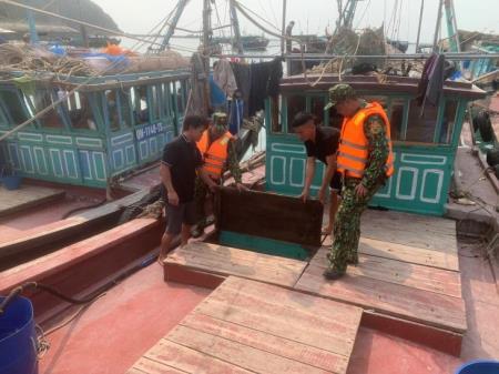 Bắt giữ tàu cá khai thác thủy sản trái phép