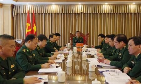 Trung tướng Lê Đức Thái làm việc với Cục Trinh sát BĐBP về nhiệm vụ trọng tâm năm 2023