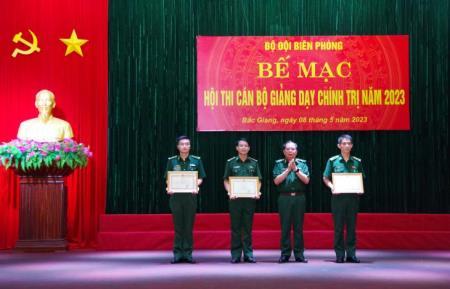 Bế mạc Hội thi cán bộ giảng dạy chính trị cấp Bộ Tư lệnh BĐBP năm 2023