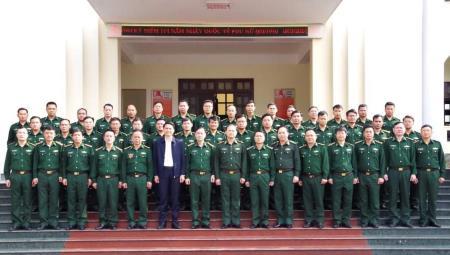 Trung tướng Nguyễn Anh Tuấn thăm, làm việc tại Bộ Chỉ huy BĐBP Lai Châu