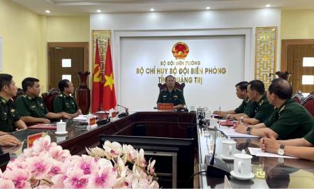 Trung tướng Nguyễn Anh Tuấn thăm, làm việc tại BĐBP Quảng Trị