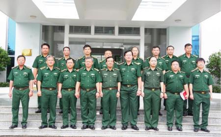 Trung tướng Lê Đức Thái thăm, làm việc tại Bộ Chỉ huy BĐBP Tiền Giang