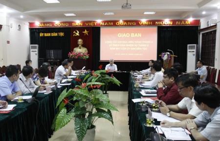Uỷ ban Dân tộc triển khai nhiệm vụ trọng tâm tháng 5