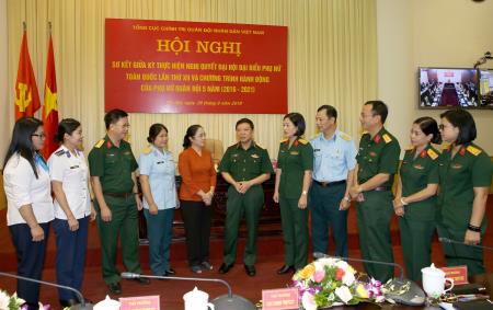 Phụ nữ Quân đội quyết tâm thực hiện thắng lợi nhiệm vụ trong tình hình mới