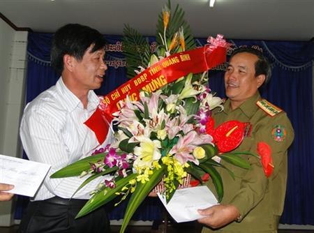BĐBP Quảng Bình, Quảng Trị chúc Tết cổ truyền Bunpimay lực lượng vũ trang các tỉnh biên giới Lào