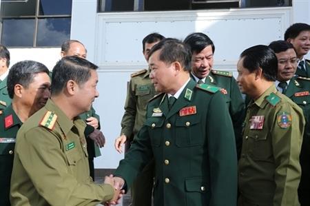 Đoàn đại biểu cấp cao BĐBP Việt Nam kết thúc tốt đẹp chuyến thăm và làm việc tại Lào