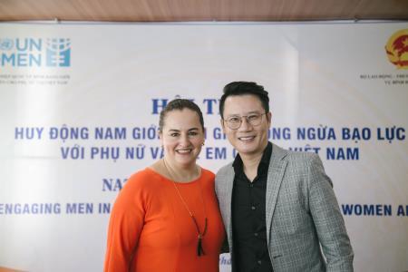Phòng ngừa bạo lực đối với phụ nữ và trẻ em gái cần sự tham gia của nam giới