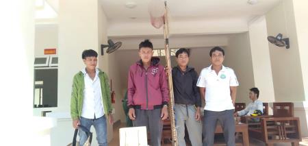 Xử phạt đối tượng sử dụng kích điện đánh bắt thủy sản trên sông biên giới