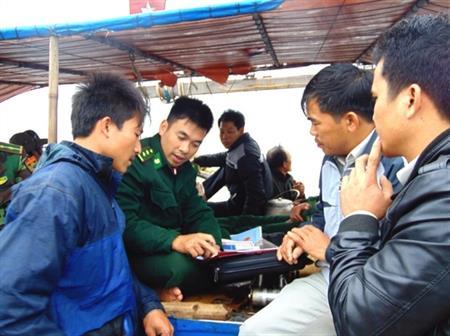 Bắt giữ cặp tàu giã cào khai thác thủy sản trái phép