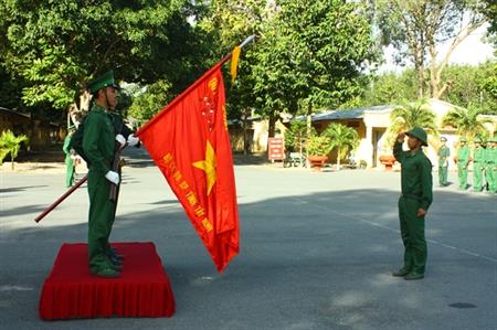 BĐBP Tây Ninh tổ chức Lễ tuyên thệ chiến sỹ mới đợt 2 năm 2014