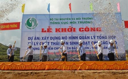 Khởi công Dự án xử lý chất thải rắn sinh hoạt tại đảo Lý Sơn