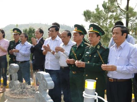 Xuân về trên vùng đất thiêng