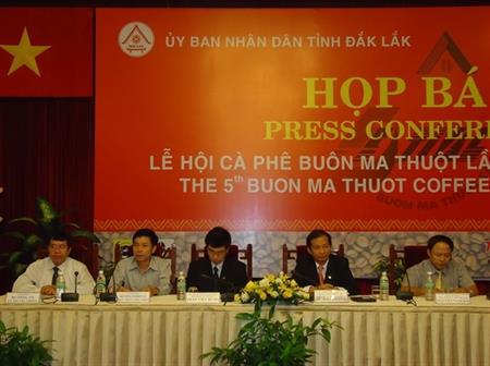 Lễ hội cà phê Buôn Ma Thuột lần thứ V sẽ diễn ra vào tháng 3 tới