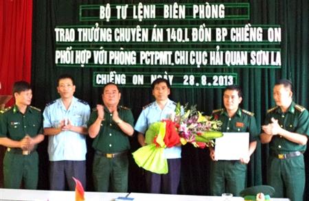 Trao thưởng cho lực lượng phá thành công chuyên án 140L