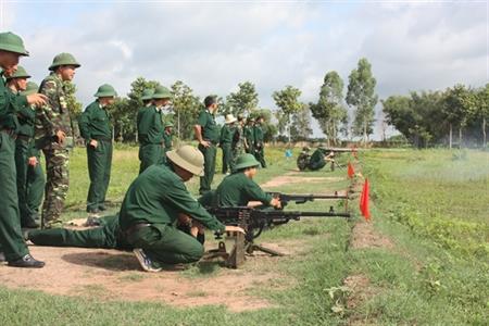 BĐBP Tây Ninh kiểm tra bắn đạn thật năm 2014