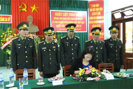Phó Chủ tịch Quốc hội Nguyễn Thị Kim Ngân đến thăm đồn BPCK Cảng Sa Kỳ