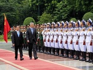 Tuyên bố chung lập đối tác chiến lược VN-Singapore