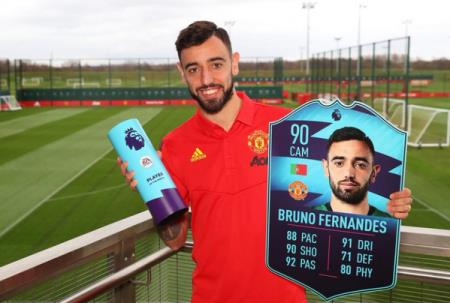 Bruno Fernandes được vinh danh tại Premier League