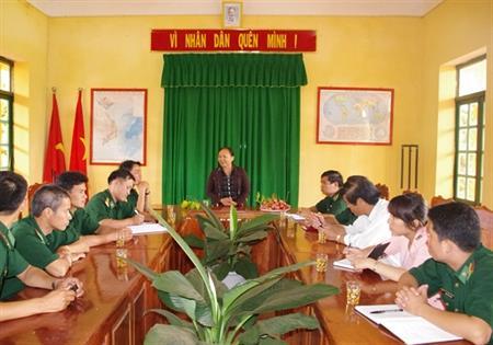 Hội hữu nghị Việt Nam- Campuchia tỉnh Đăk Nông thăm và chúc tết các đồn BP