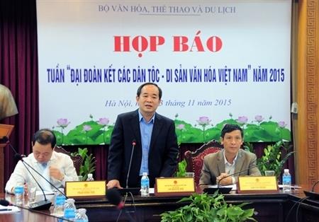 Tuần lễ “Đại đoàn kết các dân tộc - Di sản văn hóa Việt Nam”