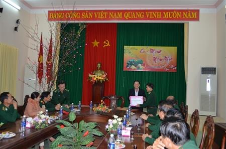 Phó Chủ tịch tỉnh Đăk Nông thăm, chúc Tết tại Bộ chỉ huy BĐBP tỉnh