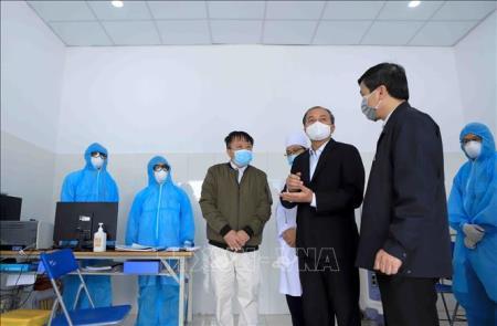 Lãnh đạo tỉnh Vĩnh Phúc kiểm tra công tác phòng, chống dịch COVID-19