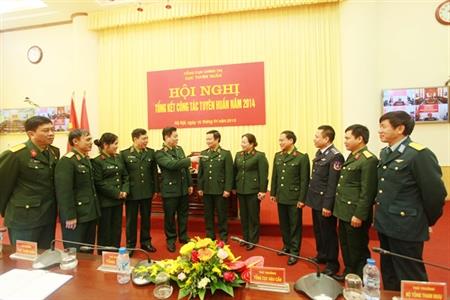 Tổng kết công tác Tuyên huấn toàn quân năm 2014