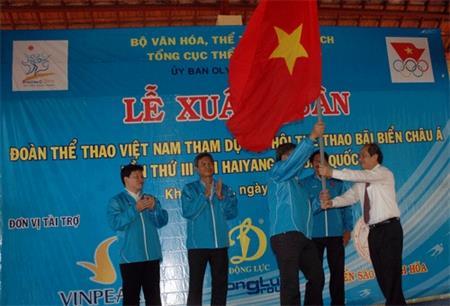 Năm 2016 sẽ tổ chức Đại hội thể thao bãi biển Châu Á lần thứ 4 tại Nha Trang