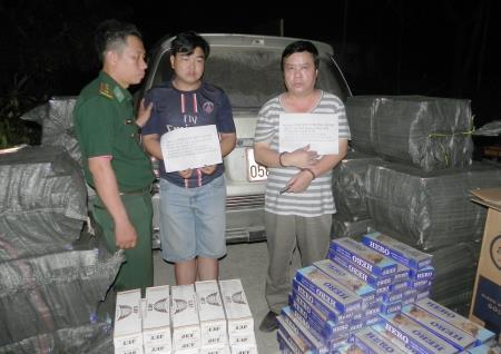 Thuốc lá lậu "hoành hành" trên biên giới Tây Nam