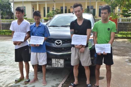 Đồn BP Bắc Sơn bắt 4 đối tượng vận chuyển trái phép ma túy tổng hợp qua biên giới