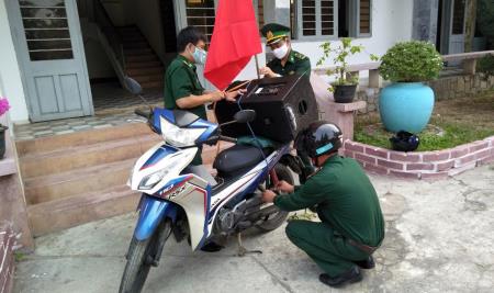 Đồng hành cùng nhân dân biên giới chống dịch Covid-19