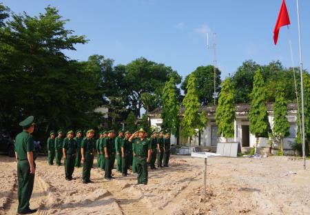 Kiểm tra toàn diện công tác Biên phòng tại Đồn Biên phòng Tân Thắng