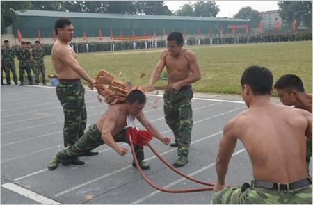 Hội thi cán bộ huấn luyện Điều lệnh giỏi và Hội thao Võ thuật BĐBP khu vực phía Bắc
